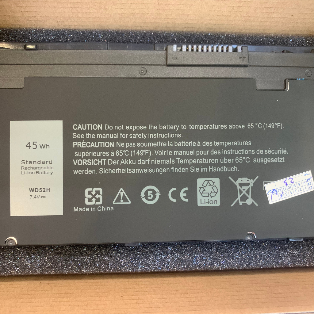 Pin Laptop Dell Latitude 12 7000 E7240 E7250 Wd52h Vfv59 Kwffn J31n7 Gd076 Gvd76 Hj8kp Ncvf0 Wd52h