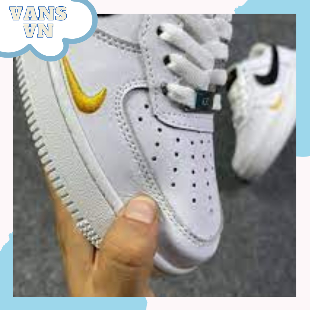 Giày Nike_AF1 Nam Nữ, Giày Nike_Trắng Air Force 1 Hàng Đẹp Full Box Bill