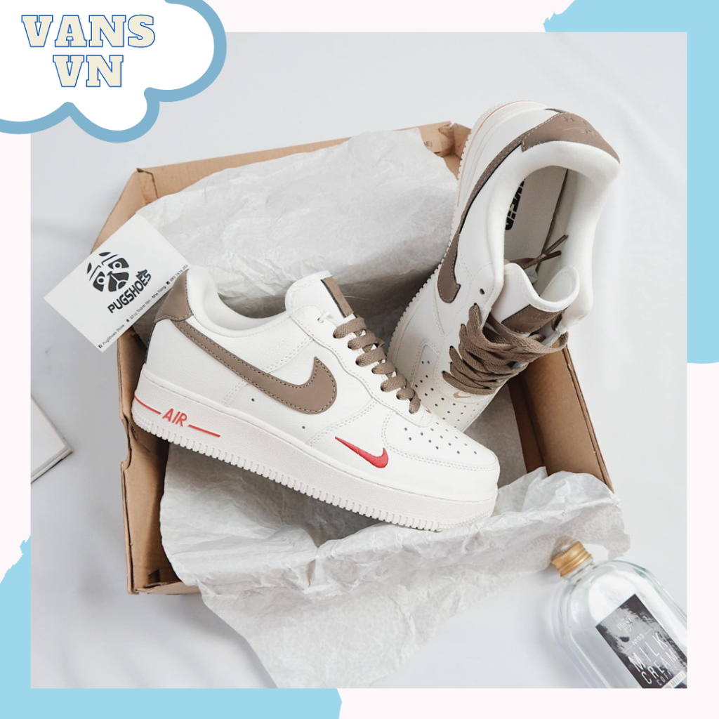 Giày Nike_AF1 Nam Nữ, Giày Nike_Trắng Air Force 1 Hàng Đẹp Full Box Bill
