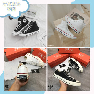 Giày converse_ 1970s cổ cao,thấp giày cv đen trắng cao thấp cổ ,bản chuẩn mũi bóng full box