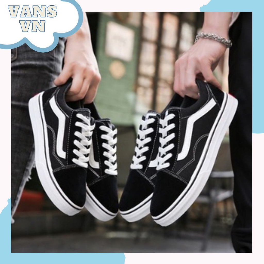 Giày Vans Nam Nữ Caro Dây, Vans Caro Dây Thời Trang Hàng Đẹp Full Box Bill