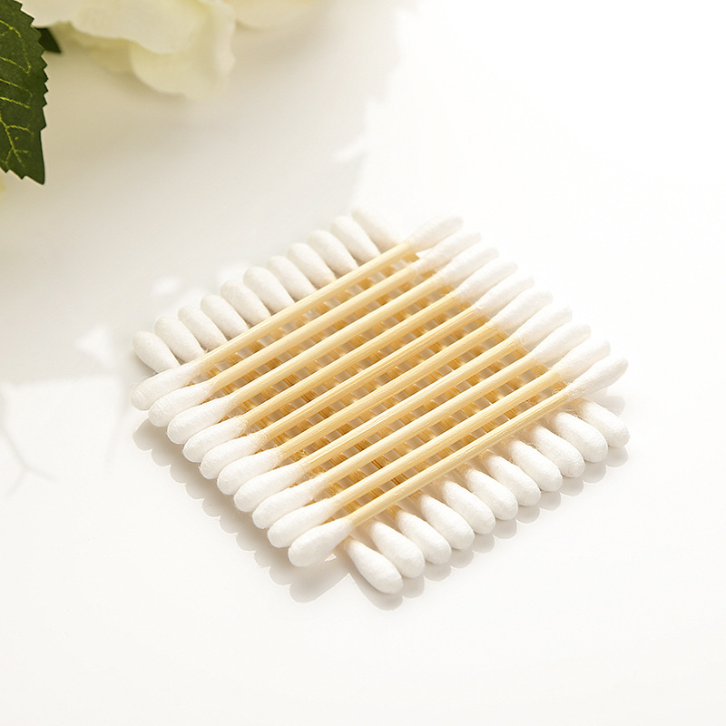 Tăm Bông Y Tế Gói 100 Chiếc Bằng Gỗ Tre Chắc Chắn Tiện Lợi Tăm Bông Ngoáy Tai Tre Thân Thiên Môi Trường