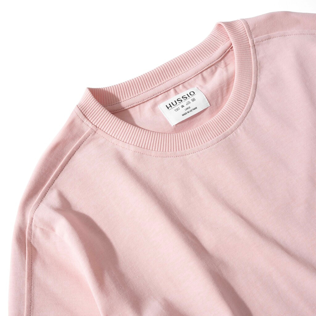 Áo thun cổ tròn PREMIUM T-SHIRT vải cotton mền mịn, thoáng mát, trẻ trung - HUSSIO
