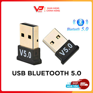 USB Bluetooth dongle 4.0 5.0 giúp Laptop PC thu phát sóng bluetooth