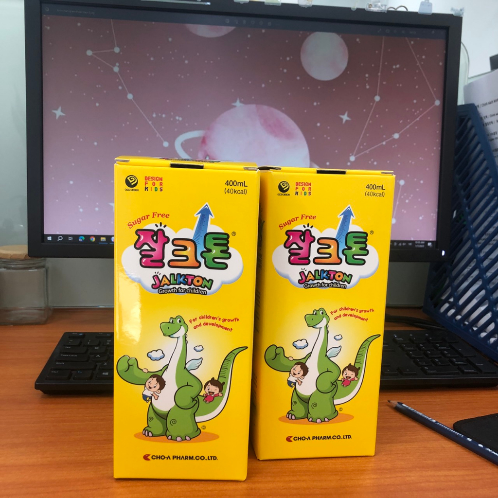 Siro ăn ngon, cao khỏe khủng long Jalkton cung cấp vitamin, khoáng chất và axit amin 400ml