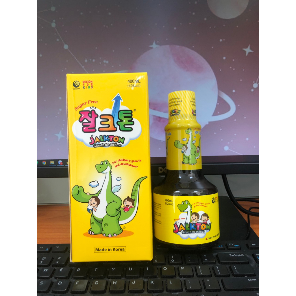 Siro ăn ngon, cao khỏe khủng long Jalkton cung cấp vitamin, khoáng chất và axit amin 400ml