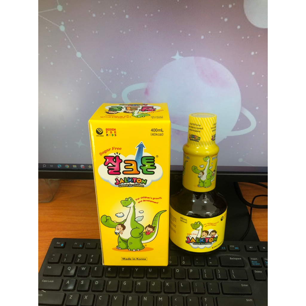Siro ăn ngon, cao khỏe khủng long Jalkton cung cấp vitamin, khoáng chất và axit amin 400ml