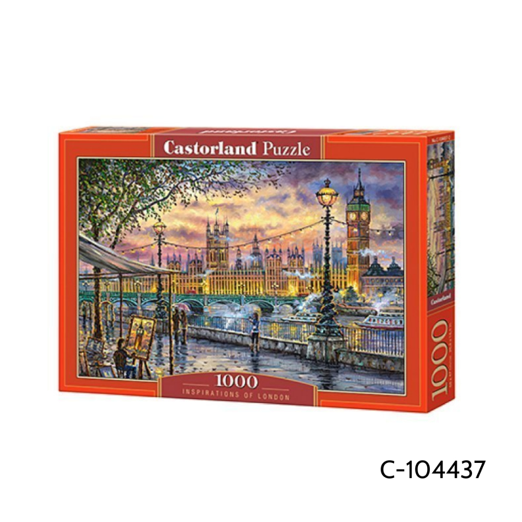 Xếp hình puzzle 1000 mảnh chủ đề tranh vẽ các địa danh trên thế giới CASTORLAND - HERBIE