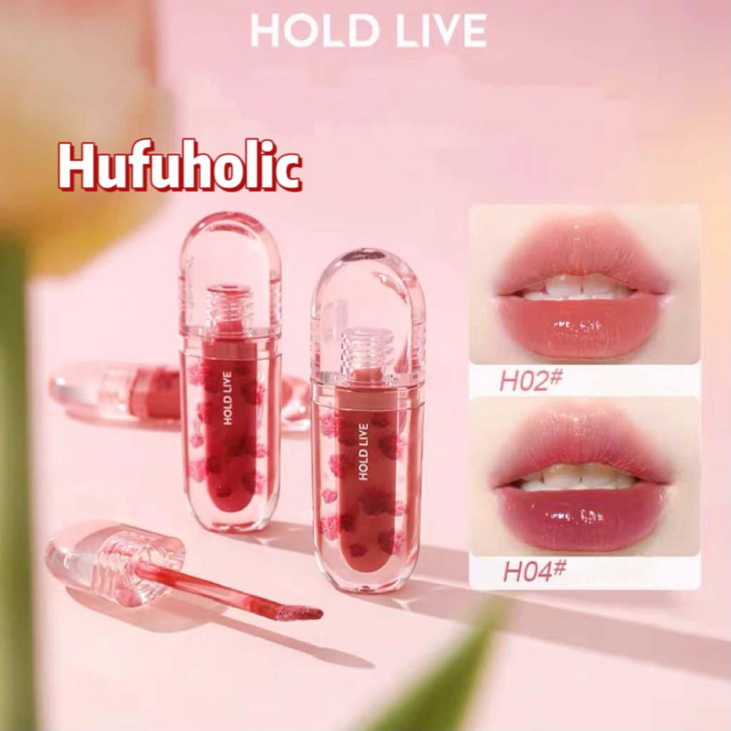 Son kem bóng HOLD LIVE vân hoa bóng thạch mướt môi Mirror Light Ripples Lightly Lip Gloss HL676 HLIV108