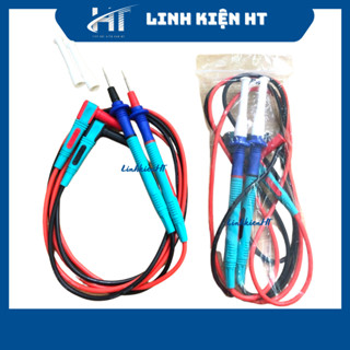  Que đo đồng hồ vạn năng 20A 1000V kim nhọn siêu cứng dây Silicon chịu nhiệt màu xanh - Linh kiện HT 