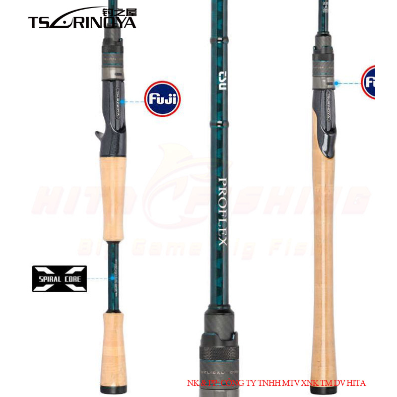 Cần câu máy đứng, máy ngang Tsurinoya Proflex III S652L Hitalune