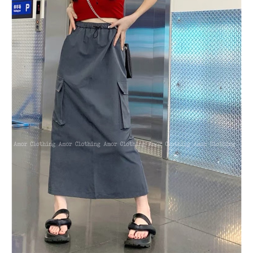 CHÂN VÁY DÀI TÚI HỘP CÁ TÍNH HOT TRENDING - CHÂN VÁY DÀI FORM CHỮ A CẠP CAO QUẢNG CHÂU CAO CẤP - AMOR CLOTHING | BigBuy360 - bigbuy360.vn