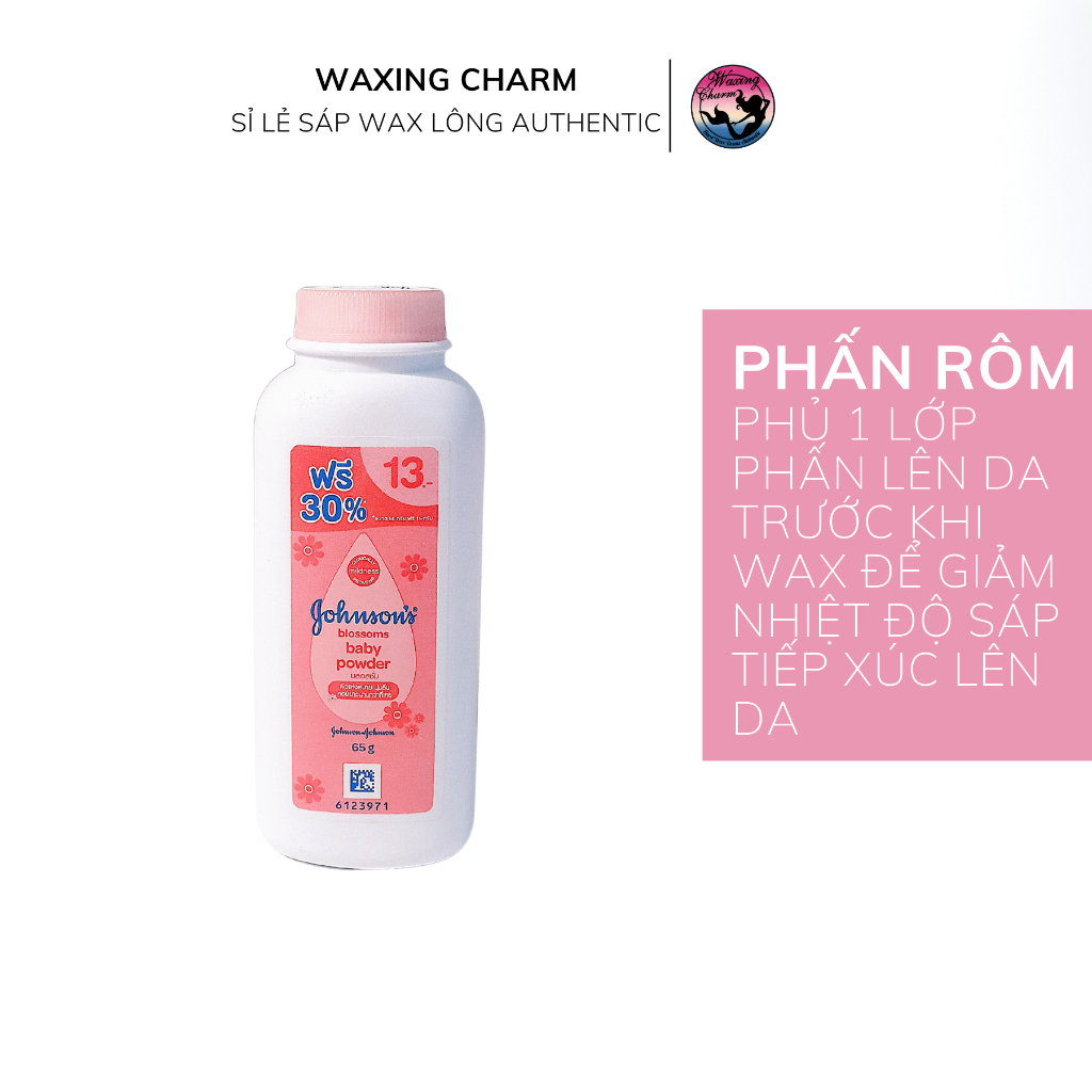 [chính hãng] phấn rơm johnsons baby 65g,chống bết,chống hâm sử dụng an toàn cho các bé nhỏ và người lớn đều dùng được
