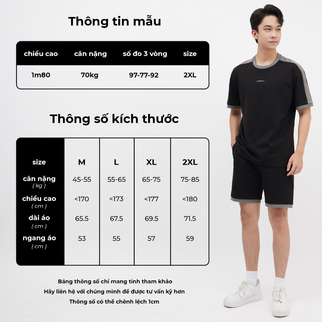 Áo phông Ringer cổ tròn PATTERN PA030