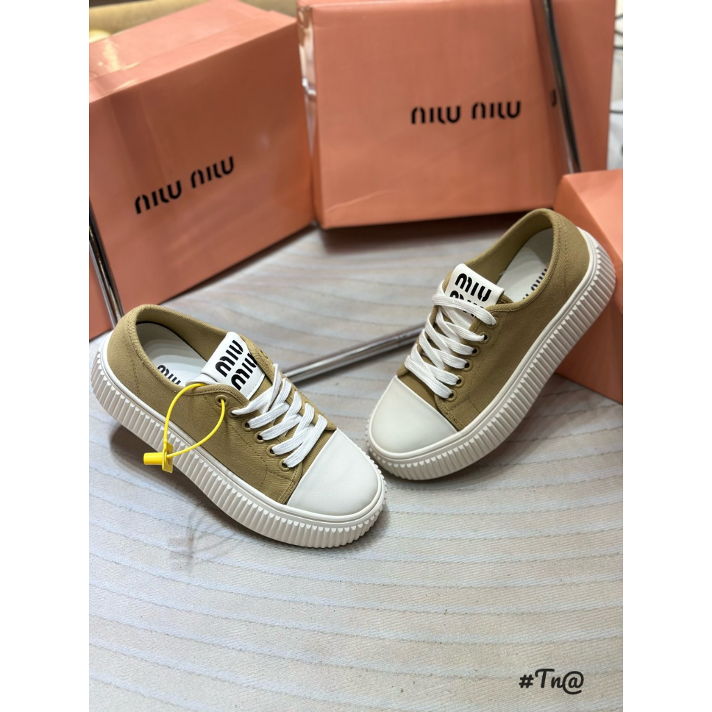 GIÀY THỂ THAO MIUMIU ĐẾ BÁNH MÌ