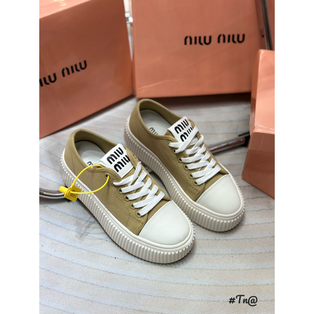 GIÀY THỂ THAO MIUMIU ĐẾ BÁNH MÌ