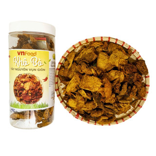 Khô bò vụn giòn tây nguyên 300-500gr | đồ ăn vặt vnfood | khô bò ăn vặt