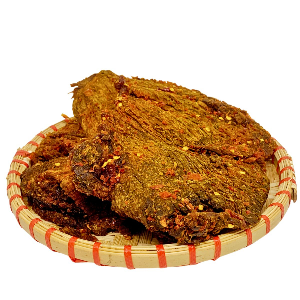 Khô Bò Miếng Tảng Tây Nguyên 300Gr Xuất Khẩu | Đồ Ăn Vặt VnFood | Khô Bò Ăn Vặt