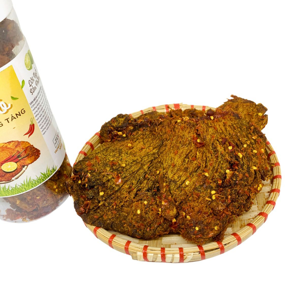 Khô Bò Miếng Tảng Tây Nguyên 300Gr Xuất Khẩu | Đồ Ăn Vặt VnFood | Khô Bò Ăn Vặt
