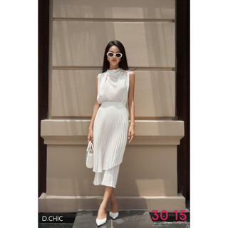 Chân váy dập ly 2 tầng D.CHIC MS: 382719
