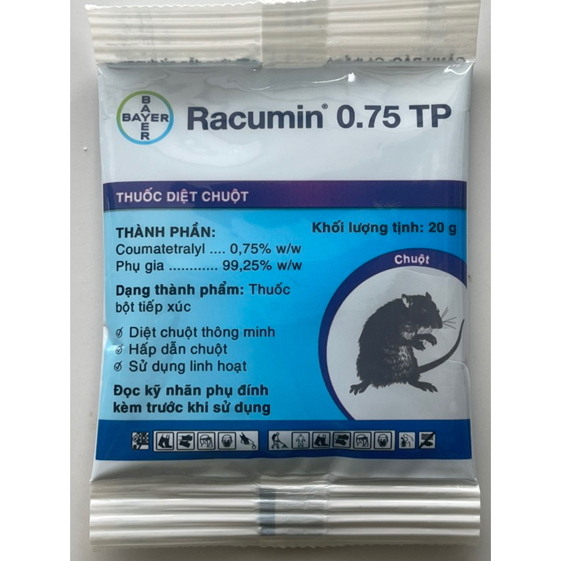 chế phẩm Diệt chuột thông minh Racumin 0.75 TP