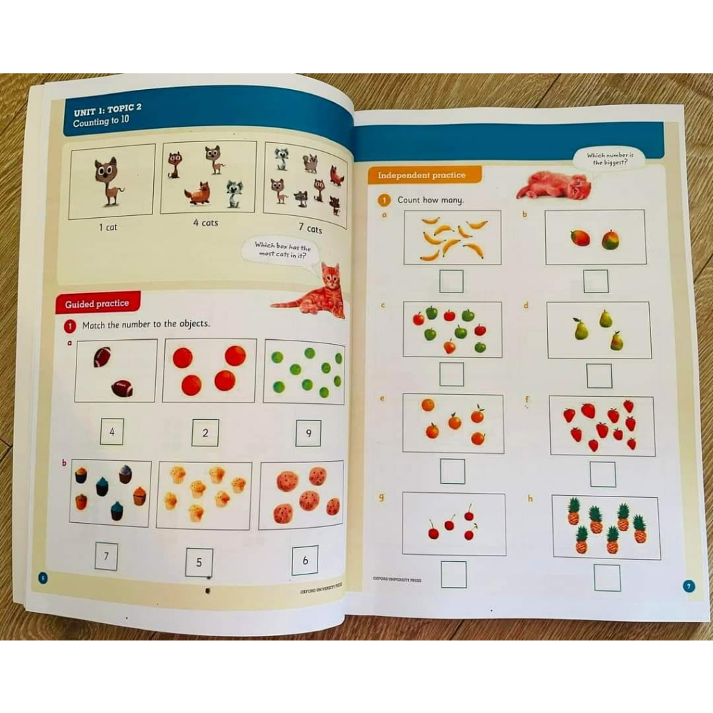 Oxford Mathematics grade K đến 6