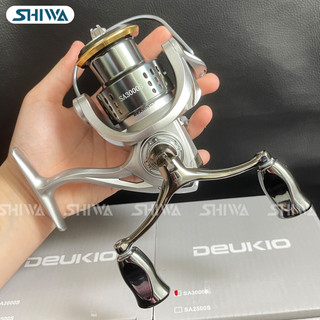 Máy Câu Cá Chuyên Câu Lure DEUKIO SA2500S / SA3000S - Máy Câu Lure Kim Loại Cối Nông Siêu Êm Phụ Kiện SHIWA