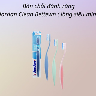Bàn chải đánh răng lông siêu mềm Jordan Clean Between