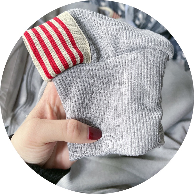 Áo khoác gân cao cấp xỏ ngón ( kèm túi trong )