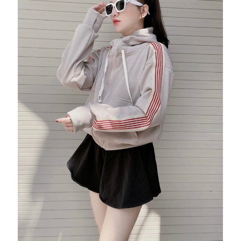 Áo khoác gân cao cấp xỏ ngón ( kèm túi trong )