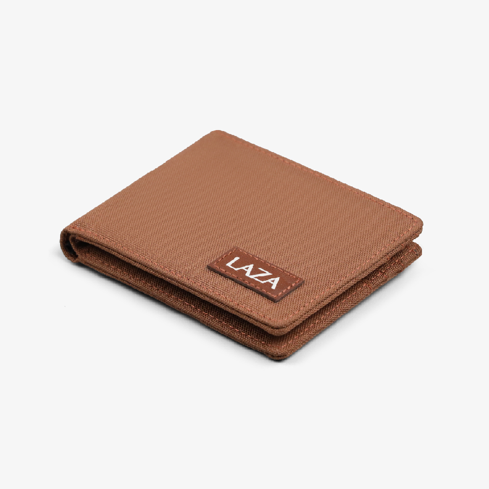 Ví nam nữ gập ngang LAZA Alan Wallet 557 - Chất liệu canvas trượt nước - Đựng được 4,6 thẻ tiện lợi(Full box)