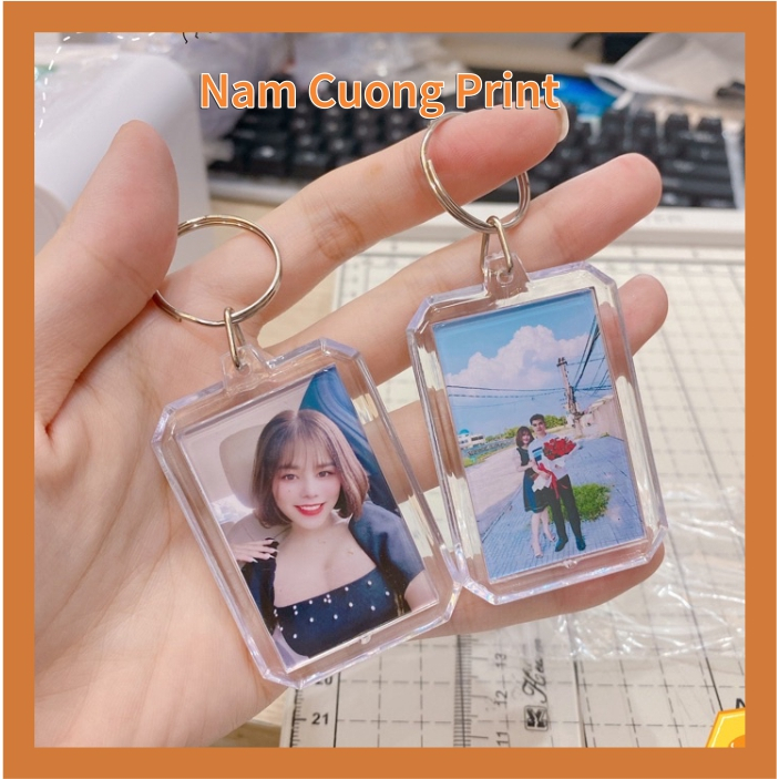 Móc khóa mã QR ngân hàng in theo yêu cầu