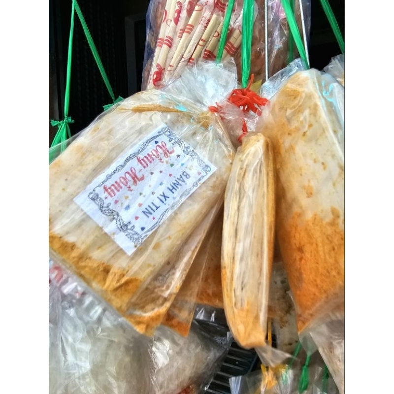 Set 10 bánh tráng Xì tin siêu cay thấm vị Tây Ninh