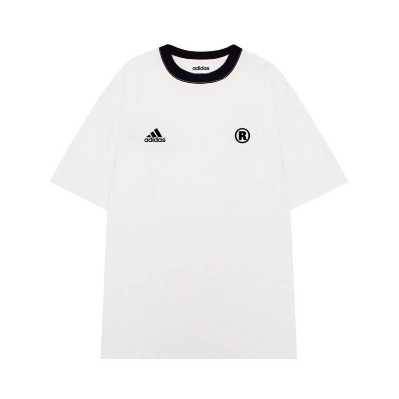 Áo thun RINGER ADIDAS cao cấp dễ phối đồ, áo phông nam nữ phối cổ trắng 100% cotton