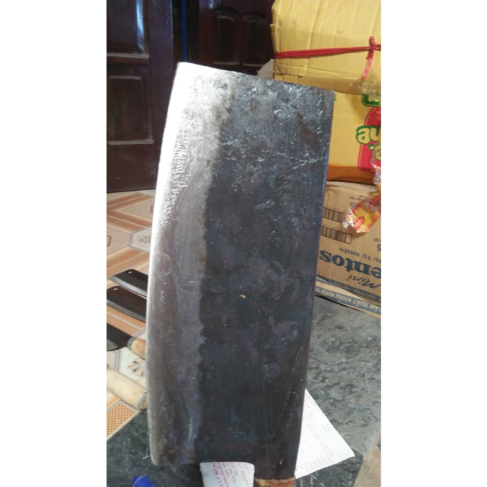 Dao chặt xương ống, chặt xương bò, xương trâu, gà vịt ,  làm bằng Nhíp Xe OTO cao cấp, Rèn thủ công chất lượng