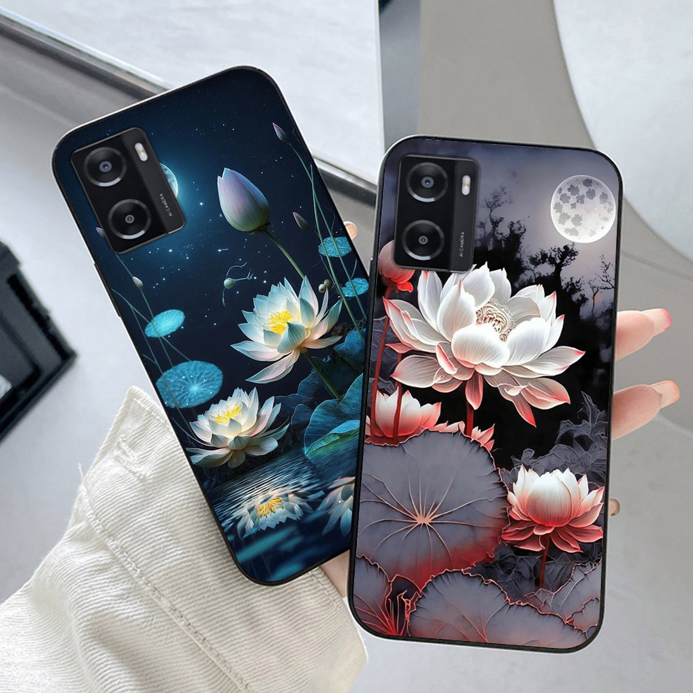 Ốp lưng oppo a57 2022 / a77s in hình hoa sen tài lộc may mắn