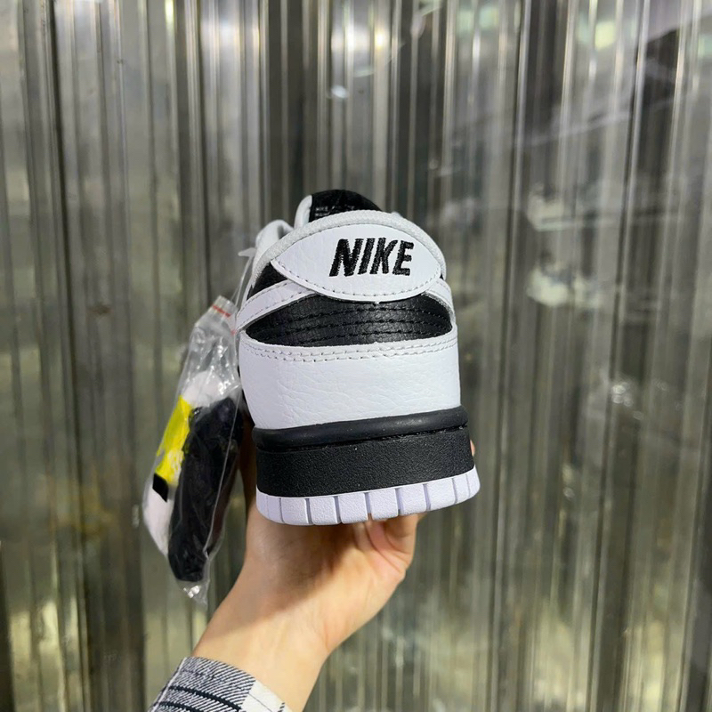Giày Sb dunk panda trắng nhiều hơn đen, Giày SB dunk low reverse panda nam nữ cao cấp ảnh thật