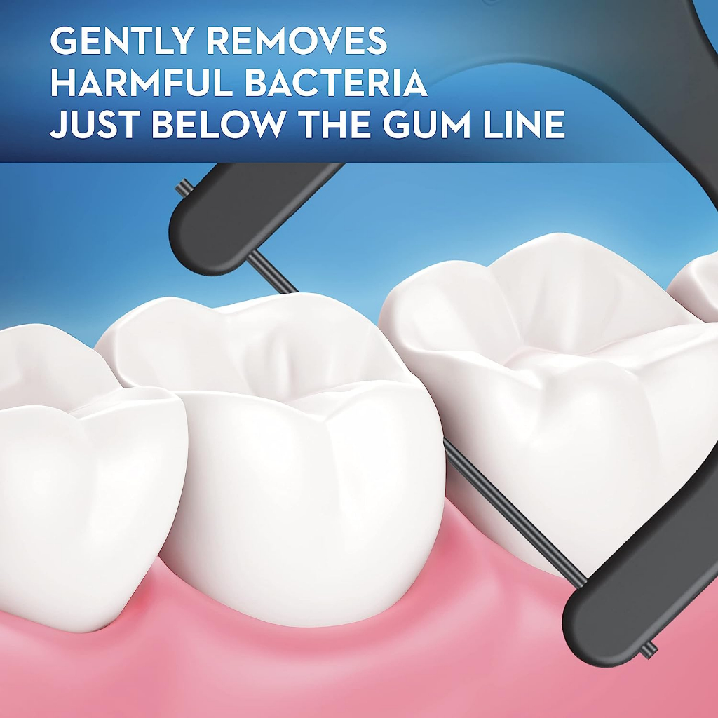 Tăm chỉ nha khoa Oral-B Charcoal Mint gói 75 cái