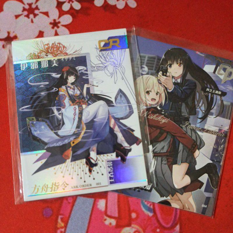 Card anime girl lẻ hàng unoff box cánh(Vui lòng đọc mô tả sản phẩm)
