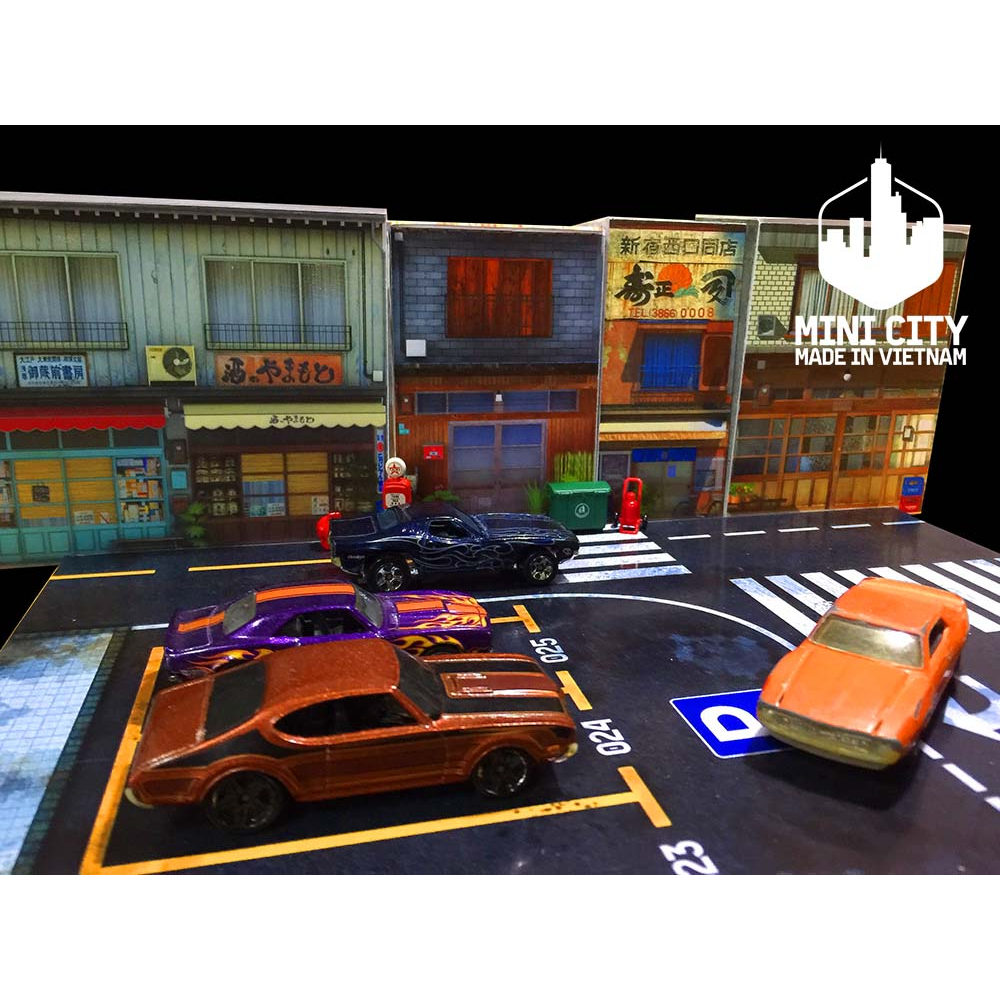 Nhà cho mô hình xe 1/64