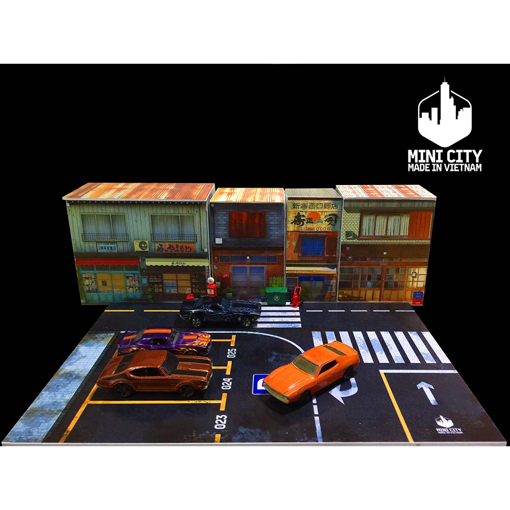 Nhà cho mô hình xe 1/64