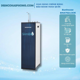 ( tặng phích cắm có hoặc ko tuỳ đợt ) Máy lọc nước RO nóng lạnh Sunhouse SHA76213CK 10 lõi
