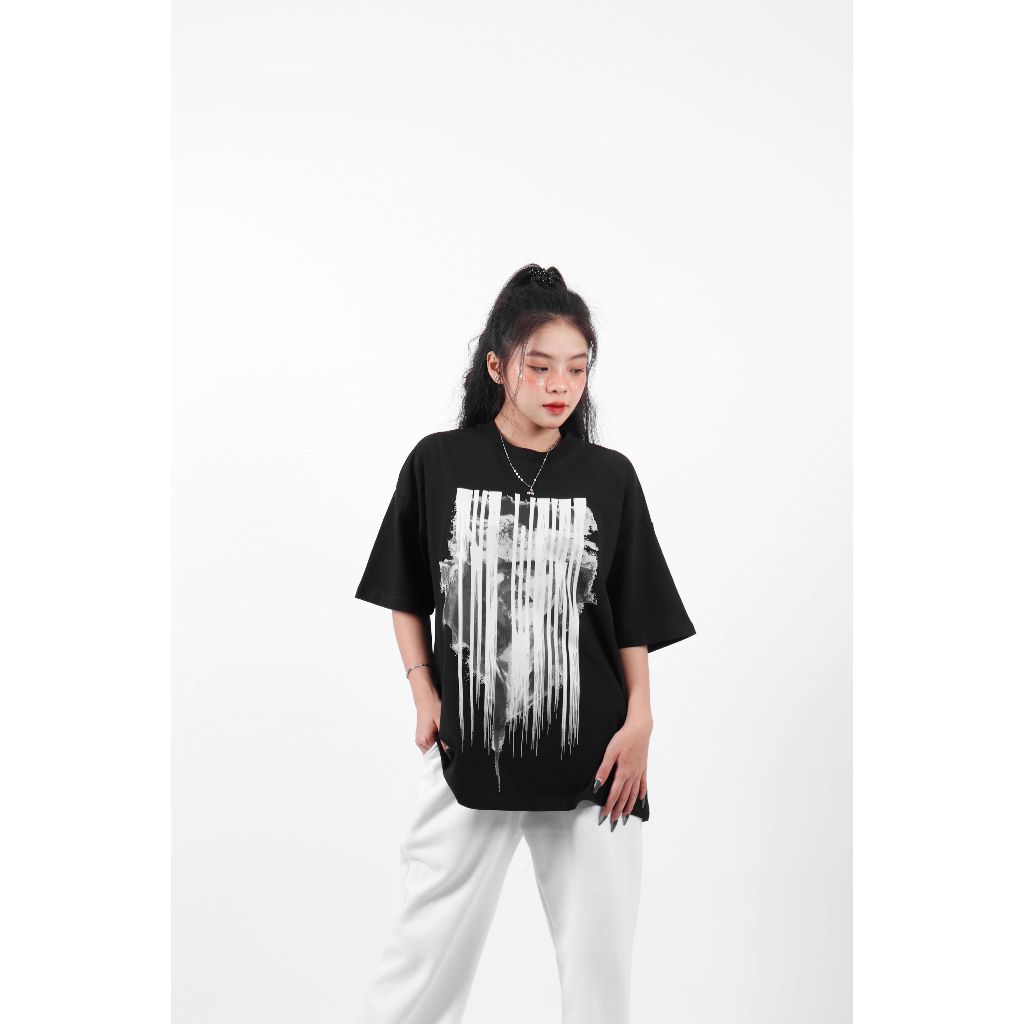 LOCAL BRAND Áo thun The Weird Phong Cách Unisex Form Rộng ATK603