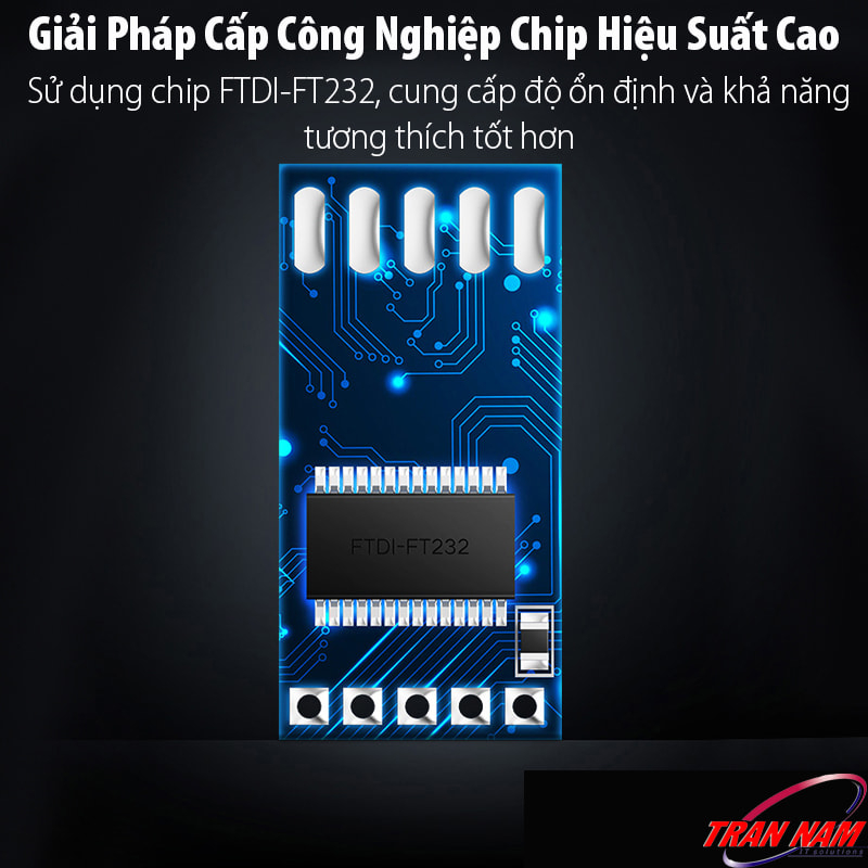 Cáp USB sang RS232 Ugreen 20218 20206 Chính hãng CR107
