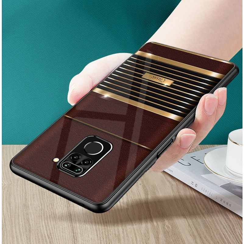 Ốp Lưng XIAOMI REDMI NOTE 9S, NOTE 9 , NOTE 9 PRO Mặt kính sáng bóng, cao cấp Họa tiết CLASSIC