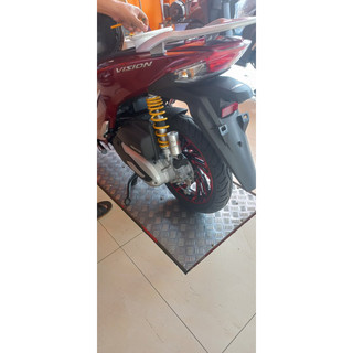 Phuộc sau Asiro bình dầu bạc (vario, click, luvias,vision....vv)