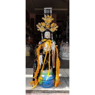 Tôn tượng mẹ Diêu Trì Địa Mẫu cao 50 cm kèm áo mão.