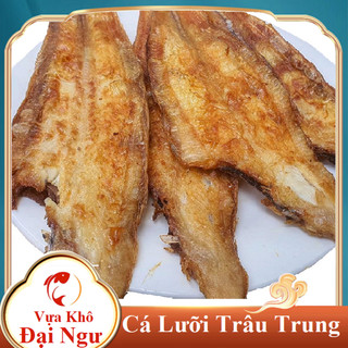 500gr khô cá lưỡi trâu loại trung đặc sản cà màu-vựa khô đại ngư