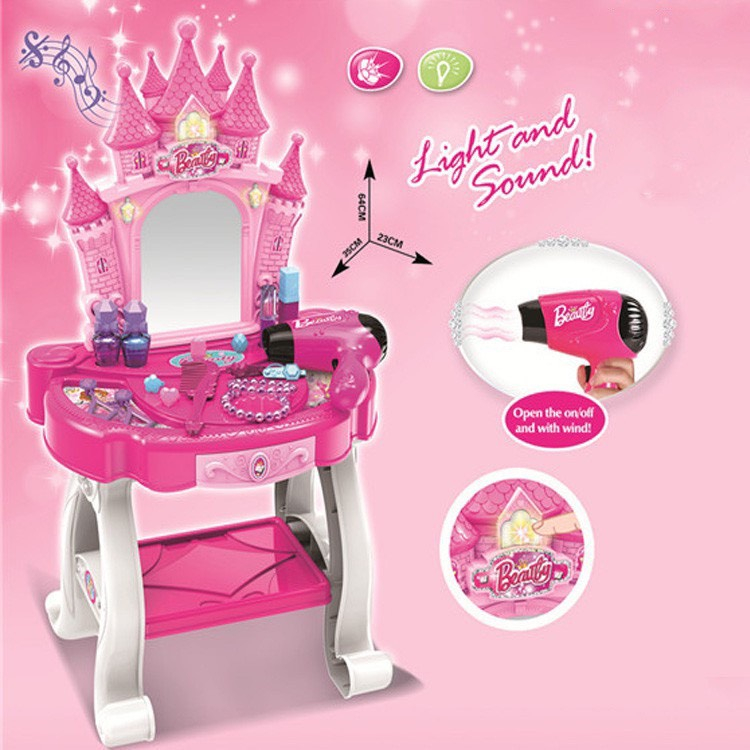 Đồ chơi trang điểm bé gái, bộ đồ chơi trang điểm Elsa, vali trang điểm bé gái, balo đồ trang điểm