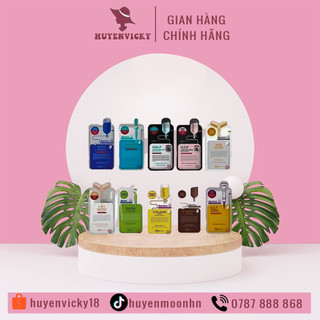 Miếng mặt nạ dưỡng da Mediheal Teatree, Vita Lightbeam, Placenta Revital và Collagen EX Essential Mask 24ml